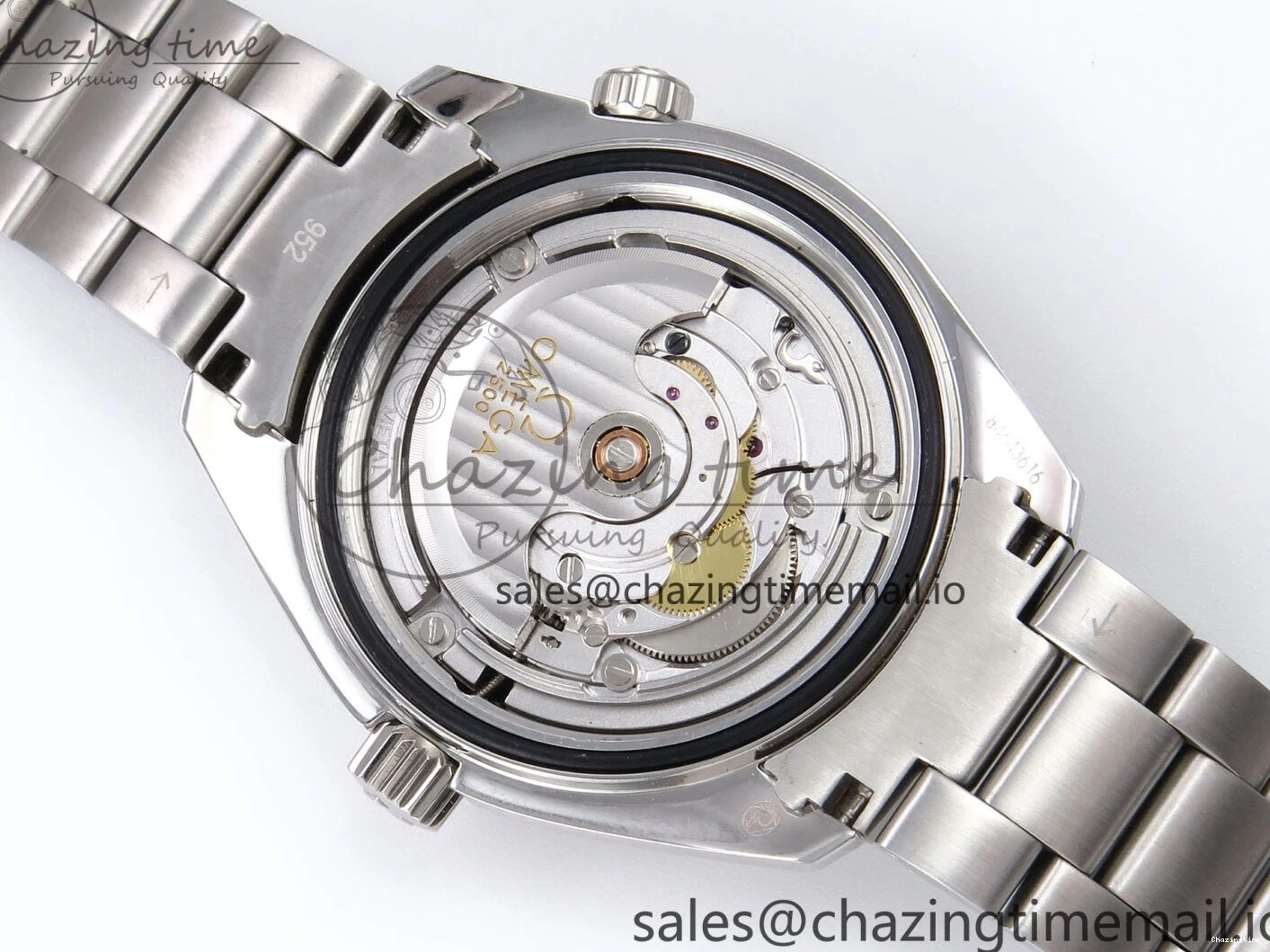 0405 Seamaster “LMPO” OMF 1:1 Best Edition Black Dial on SS Bracelet A Tailored 7703